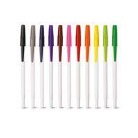 Caneta Esferográfica Personalizada Brilhante para Empresas – Brinde Corporativo Promocional de Alta Rotatividade