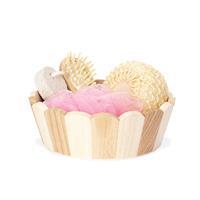 Kit Banho Personalizado Spa Natural em Cesto de Madeira – Brinde Corporativo Sustentável Premium
