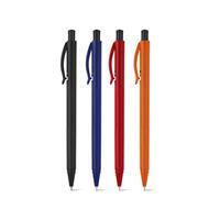 Caneta Esferográfica Personalizada em ABS com Acabamento Brilhante - Brinde Corporativo