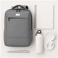 Kit Onboarding e Boas-vindas com Mochila, Garrafa Térmica e Fone