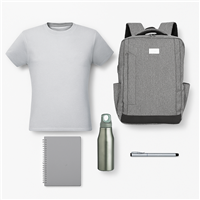 Kit Onboarding e Boas-vindas com Mochila, Garrafa, Camiseta