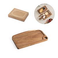 Tábua de Corte Personalizada em Madeira de Acácia com Cabo - Brinde Corporativo Gourmet Sustentável Premium