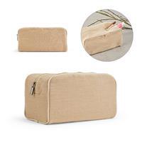 Necessaire Personalizada em Juco Sustentável com Forro Reciclado e Zíper