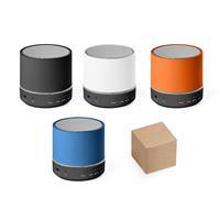 Caixa de Som Bluetooth Personalizada em ABS Reciclado com Microfone – Brinde Corporativo Sustentável