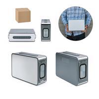 Caixa de Som Bluetooth Personalizada 80W Sustentável com Microfone Brinde Corporativo Premium