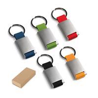 Chaveiro Metálico Personalizado com Caixa Kraft - Brinde Corporativo Elegante e Sustentável