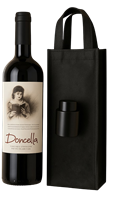 Kit Vinho Doncella com Rolha de Vácuo e Sacola