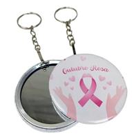 Botton Chaveiro com Espelho Personalizado