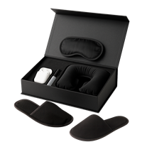 Kit Relax com Almofada, Máscara, Spray e Fone