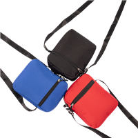 Mini Bolsa Transversal com Bolso Frontal e Alça Ajustável