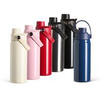 Garrafa Térmica Personalizada 600ml Inox com Vedação a Vácuo e Alça Fixa