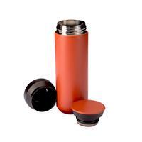 Garrafa Térmica Personalizada 470ml Inox Parede Dupla com Vedação a Vácuo e Dupla Abertura