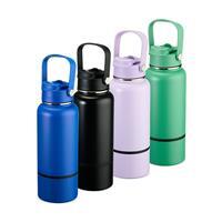 Garrafa Térmica Personalizada 700ml em Inox com Canudo e Bico Flip – Squeeze Térmico Promocional para Empresas