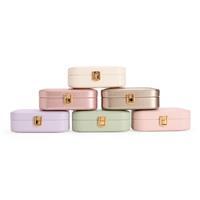 Porta-Joias Personalizado com Espelho em PU – Organizador de Joias Brinde Corporativo Elegante