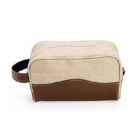 Nécessaire Personalizada em Juta com Alça Lateral – Brinde Corporativo Sustentável e Natural