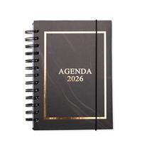 Agenda 2026 Personalizada Diária com Capa Dura e Wire-O – Brinde Corporativo Empresarial