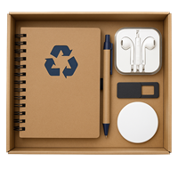 Kit Ecológico com Caderno, Caneta, Acessórios Digitais