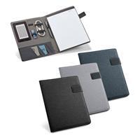 Pasta A4 Executiva Personalizada com Bloco e Fecho Magnético – Brinde Corporativo Premium