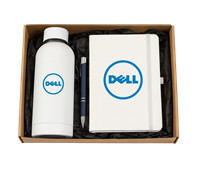 Kit Onboarding com Squeeze, Caderno e Caneta em Caixa