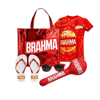 Kit de Carnaval Personalizado – Sacola Laminada, Abadá, Chinelos, Óculos de Sol e Bateco