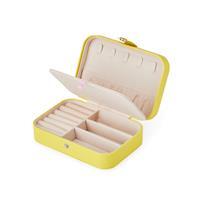 Porta-Joias Personalizado Grande em Couro Sintético com Interior Aveludado - Organizador de Joias