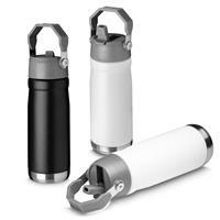 Garrafa Térmica Inox 700ml Personalizada com Canudo e Sucção – Squeeze Corporativo Fitness Premium