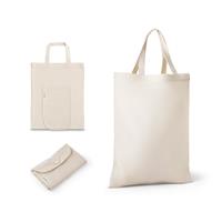 BEIRUT. Sacola dobrável (140 g/m²) em algodão, algodão reciclado e poliéster reciclado - 92332