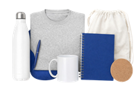 Kit Onboarding com Garrafa, Camiseta, Caneca e Kit Escritório