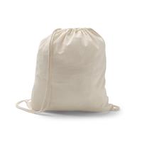Sacola tipo mochila 100% algodão (103 g/m²)
