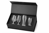 Kit Cerveja Sommelier Personalizado Premium com Copos Específicos em Caixa Cartonada