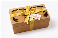 Kit Chá Relax Personalizado em Caixa MDF Corporativa com 5 Sachês – Brinde B2B Bem-Estar