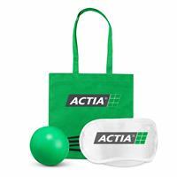 Kit Relax Corporativo Personalizado com Máscara de Dormir e Bolinha Antiestresse - Brinde Bem-Estar e Qualidade de Vida