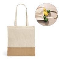 Sacola Personalizada em Algodão com Detalhes em Juta – Brinde Corporativo Sustentável