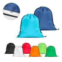Sacola tipo mochila em poliéster