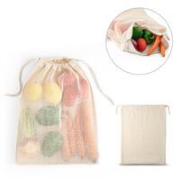 Sacola Personalizada em Algodão 100% 120g/m² com Cordão – Ecobag Sustentável para Alimentos