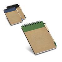 Caderno de Bolso Personalizado Espiral com Capa Dura e Papel Reciclado – Brinde Corporativo Sustentável