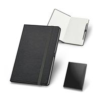 Caderno A5 em c.sintético com folhas pautadas - 93497