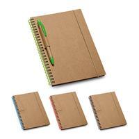 Caderno B6 Personalizado com Papel Reciclado – Caderno Corporativo Ecológico com Capa Dura